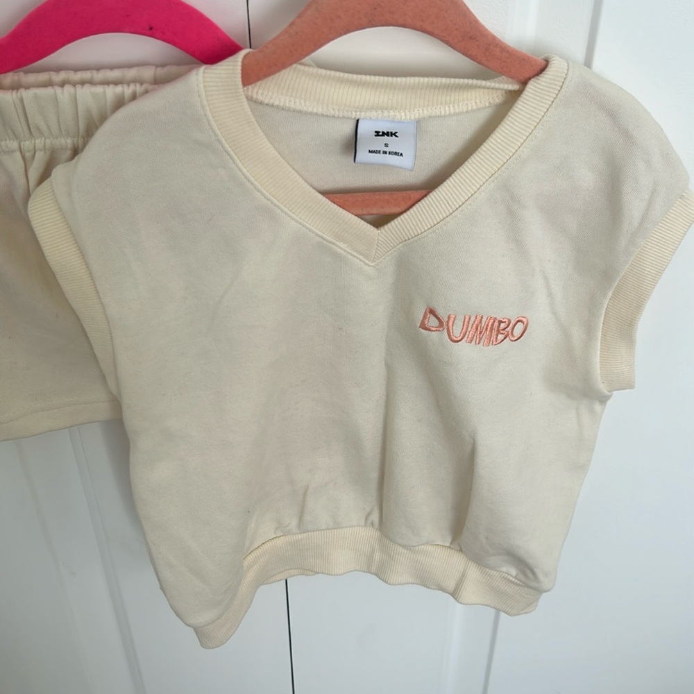 2 piece vest short set